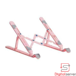 BASE SOPORTE VERTICAL PARA LAPTOP Y TABLETAS / NIVELES AJUSTABLES / ZJ-807 / SERIE MY MELODY / ROSADO