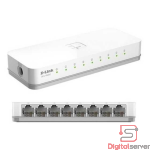 SWITCH DE ESCRITORIO DLINK 10/100 8 PUERTOS DES-1008C PLUG A PLAY