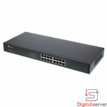 SWITCH TP-LINK TL-SG1016D / RACKEABLE / 16 PUERTOS RJ45 /  10-100-1000MBPS / GIGABIT MONTAJE EN RACK
