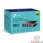 SWITCH TP-LINK 5 PUERTOS GIGABIT 4 POE+ 10/100/1000 MBPS