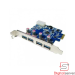 TARJETA DE EXPANSION PCI PUERTOS USB3.0 - 4 PUERTOS PCI-E A USB3.0 ADAPTADOR DE TARJETA DE EXPANSIÓN ACCESORIO