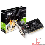 TARJETA GRAFICA DE VIDEO MSI GEFORCE GT 710 / DDR3 / 2GB / PERFIL BAJO / 1 VENTILADOR / PCI-E 2.0 / LOW PROFILE / GT710