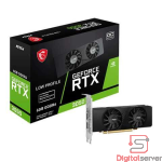 TARJETA GRAFICA DE VIDEO MSI GEFORCE RTX 3050 / GDDR6 / 6GB / PERFIL BAJO / LOW PROFILE / NVIDIA / 2 VENTILADORES / OC EDITION