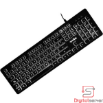TECLADO RETRO ILUMINADO WEIBO WB-560 LUZ BLANCA