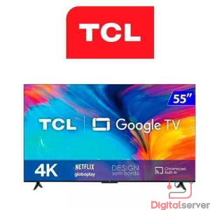 TELEVISOR TCL SMART TV DE 55"PULGADAS / GOOGLE TV / 4K HDR  / 55P635 / BLUETOOTH / WIFI