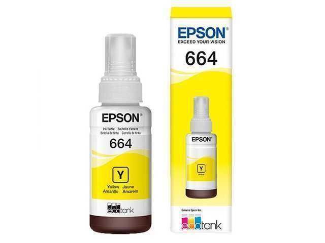 TINTA PARA IMPRESORA EPSON 664 AMARILLO / 70ML