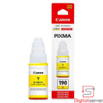 TINTA PARA IMPRESORA CANON PIXMA 190 COLOR AMARILLO  (70ML) / G1110 G2110 G3110 G4110