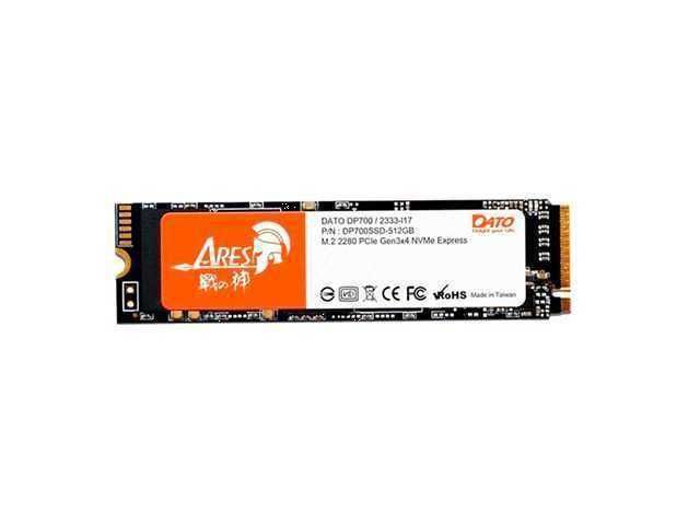 UNIDAD DE ESTADO SOLIDO SSD DATO NVME 512GB DP700 - M.2 2280 PICE SSD GEN3 X 4