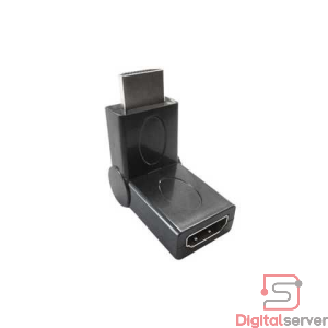 UNION HDMI HEMBRA A MACHO GIRA 180 GRADOS