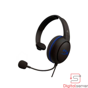 AUDIFONOS HYPERX PARA CHAT / PS4 / CONEXION JACK 3.5MM / NEGRO CON AZUL / PLAYSTATION / PS5 / PS4 / PC / LAPTOP / CALL CENTER