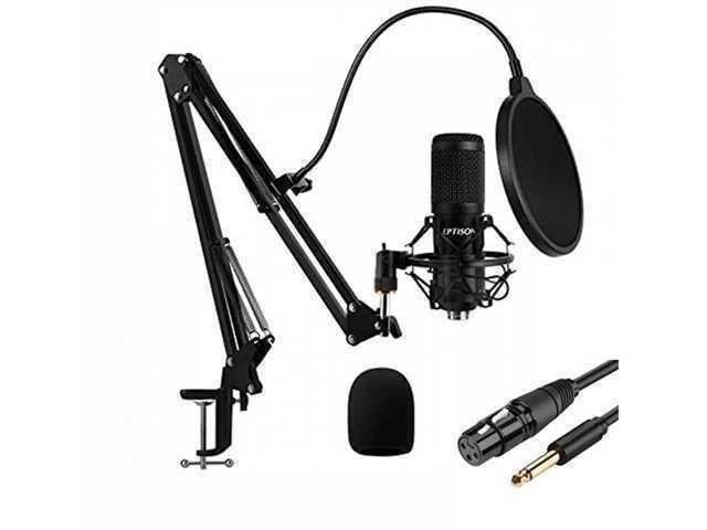 MICROFONO CON PEDESTAL Y FILTRO PARA PODCAST Y VIDEOS - Imagen 2