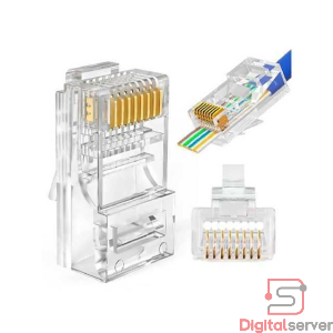 PAQUETE DE JACK RJ45 PLASTICO X 1000 PCS / CAT5 / CAT6