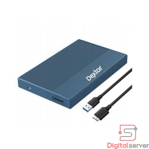 ENCLOSURE DEXTOR MR23G SATA 2.5  USB 3.0 NEGRO Y AZUL