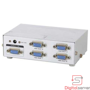 SPLITTER VGA A VGA 4 PUERTOS 250 MHZ