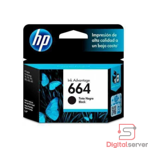 CARTUCHO HP INK 664 NEGRO / ADV2135 / 120 PAGINAS / F6V29AL 