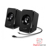 PARLANTE GENIUS SP-U125 USB DE AUDIO 3.5MM AURICULARES CONTROL VOLUMEN / NEGRO