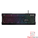 TECLADO GAMER FANTECH K612 SOLDIER / MEMBRANA / USB / NEGRO / RGB 
