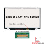 PANTALLA 14 PULGADAS / 30 PINES / FULL HD / FHD / CON SUJETADORES