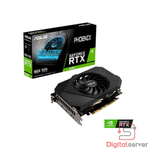 TARJETA GRAFICA DE VIDEO ASUS PHOENIX RTX 3050 NVIDIA GEFORCE / GDDR6 8GB / 1 VENTILADOR / OVERCLOCK 