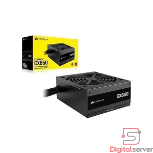 FUENTE DE PODER CERTIFICADA CORSAIR CX650 650W / CX SERIES / ATX / 80 PLUS BRONCE / NEGRO 