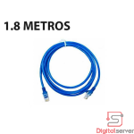 PATCH CORD CABLE DE RED CATEGORIA 6 1.8M / AZUL / 1.8 METROS