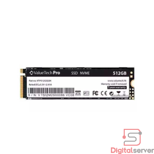 UNIDAD DE ESTADO SOLIDO SSD M.2 NVME VALUETECH PRO 512GB / LECTURA 2000MB/S / 2280 / 