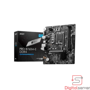MAINBOARD MSI PRO B760M-E DDR4 / SOCKET LGA 1700 / PCIE 4.0 / SERIES PRO / NEGRO / ATX 