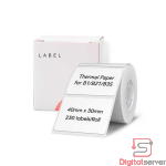 ROLLO DE PAPEL TERMOSENSIBLE NIIMBOT / ETIQUETA BLANCA 40 MM X 30 MM / 230 ETIQUETAS