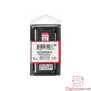 MEMORIA RAM KINGSTON DDR4 16GB 3200MHZ / SODIMM / 260 PINES / KCP432SD8/16 / PARA LAPTOP 