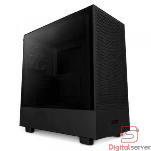 Case NZXT H5 Flow / Vidrio templado / 2 ventiladores / Negro