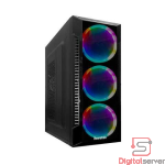 CASE GAMER NEUROTRON N3147 CON FUENTE RGB 600W  CON 3 VENTILADORES