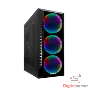 CASE GAMER NEUROTRON N3147 CON FUENTE RGB 600W  CON 3 VENTILADORES