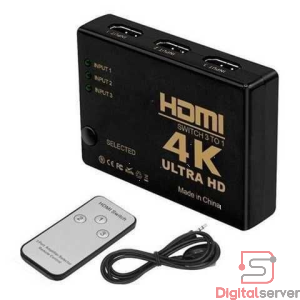 SWITCH HDMI 1 X 3 / CON CONTROL REMOTO