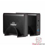 ENCLOSURE DEXTOR  / USB 3.0 / 3.5" / NEGRO / CON BASE / NEGRO