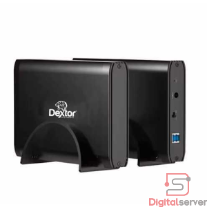 ENCLOSURE DEXTOR  / USB 3.0 / 3.5" / NEGRO / CON BASE / NEGRO