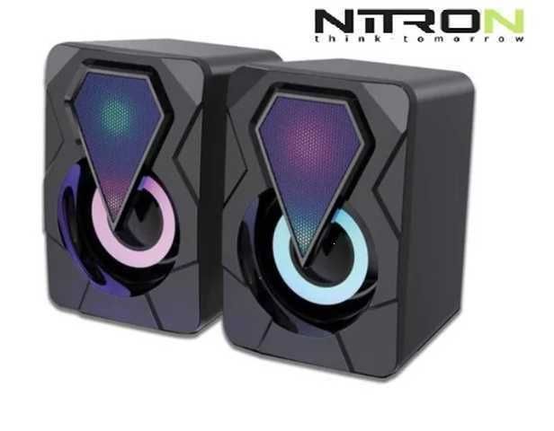 PARLANTE DE COMPUTADORA NITRON E-1046 / USB PLUG 3.5 MM