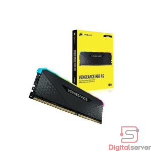 MEMORIA RAM CORSAIR VENGEANCE DDR4 8GB 3200MHZ / 1X8GB / VENGEANCE RGB RS / ICUE / C16 / NEGRO
