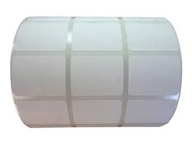 ROLLO DE ETIQUETAS TERMICA DIRECTA T-60 / 3 FILAS 3.4CMS ANCHO X 2.5CMS ALTO / 2000 ETIQUETAS