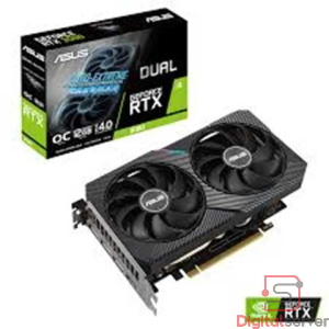 TARJETA GRAFICA DE VIDEO ASUS DUAL RTX 3060 OC 12GB V2 GDDR6  1X HDMI 3X DISPLAY PORT  / 2 VENTILADORES