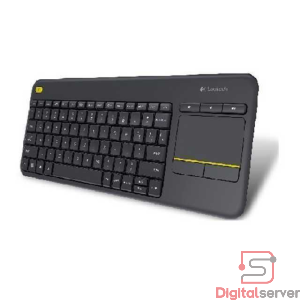 TECLADO INALAMBRICO CON TOUCHPAD LOGITECH K400 PLUS MEDIA / ALCANCE10M / 2.4GHZ / NEGRO