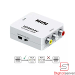 ADAPTADOR CONVERTIDOR HDMI A AV2 / HDMI A RCA PLUG AND PLAY USB