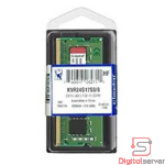 MEMORIA RAM KINGSTON DDR4 8GB 2400MHZ SODIMM / KVR24S17S8/8 / PARA LAPTOP / 1.2V / CL17 / GRADO A
