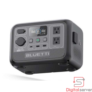 ESTACION DE ENERGIA PORTATIL BLUETTI AC2A / 2 SALIDAS DE CA DE 300W / BATERIA DE RESPALDO LIFEPO4DE 204WH