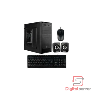 COMBO CASE QUASAD C3152 / FUENTE DE PODER 850W  / TECLADO / MOUSE / PARLANTES / NEGRO / TIPO C / USB 3.0 /