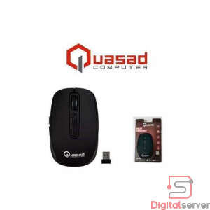 MOUSE INALAMBRICO QUASAD QM-850 / RECARGABLE / USB / NEGRO / 2.4GHZ