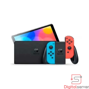 CONSOLA DE VIDEOJUEGO/ NINTENDO SWITCH OLED/ 64GB ALMACENAMIENTO / CLASICO AZUL CON ROJO / 1920X 1080P/4GB RAM/ VERSION JAPONESA