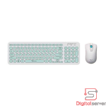 COMBO DE MOUSE Y TECLADO ALCATROZ JELLYBEAN U2000 / USB / VERDE / INGLES