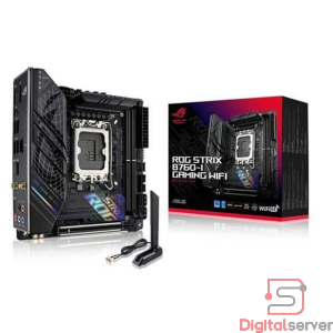 MAINBOARD ASUS ROG STRIX B760-I GAMING WIFI LGA 1700/ INTEL 12AVA 13AVA GEN / PCI 5.0 / HDMI / 2X DDR5 / MICRO ATX