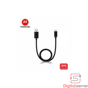 CABLE DE CARGA DATOS MOTOROLA USB A V8 MICRO USB / NEGRO / 1 METRO