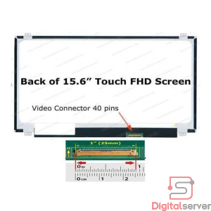 PANTALLA 15.6 PULGADAS / 40 PINES /  FULL HD 1920X1080 / TACTIL TOUCH / CON SUJETADORES 